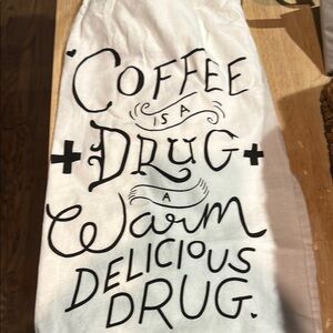 Primitives by Kathy White and Black Kitchen Towel